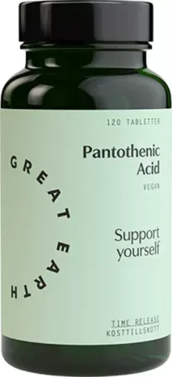 Great Earth Pantothenic Acid 120 st