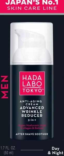 Hada Labo Tokyo MEN Anti-Aging Cream Advanced Wrinkle Reducer 50 ml