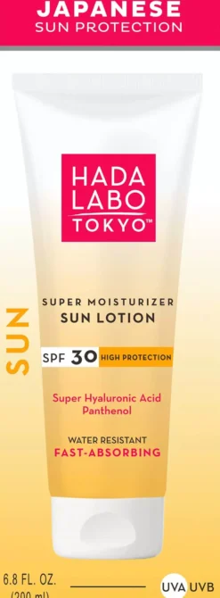 Hada Labo Tokyo Super Moisturizer Sun Lotion SPF 30 200 ml