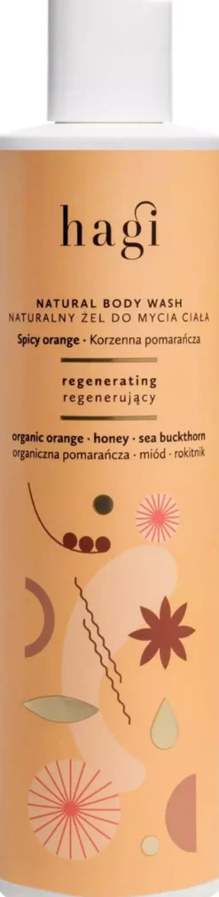 Hagi Natural Body Wash Regenerating Spicy Orange 300 ml