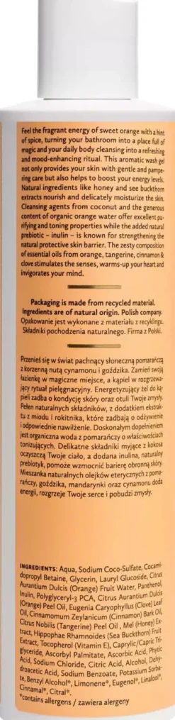 Hagi Natural Body Wash Regenerating Spicy Orange 300 ml