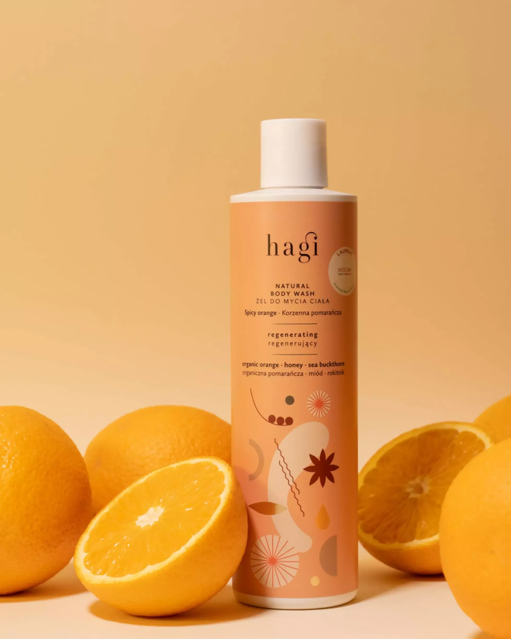 Hagi Natural Body Wash Regenerating Spicy Orange 300 ml
