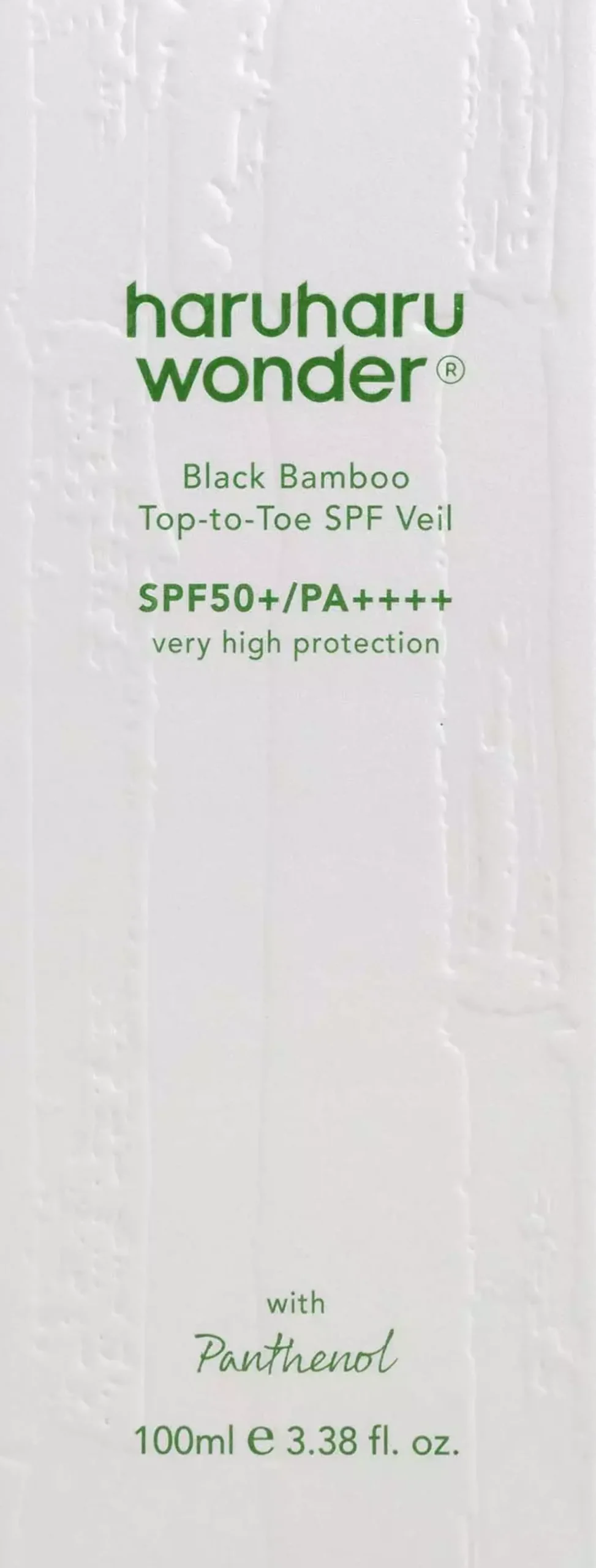 haruharu wonder Black Bamboo Top-To-Toe Spf Veil Spf50+ Pa++++ 30 ml