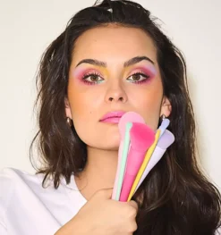 IberoCandy Collection Makeup Brush Powder Candy Pink