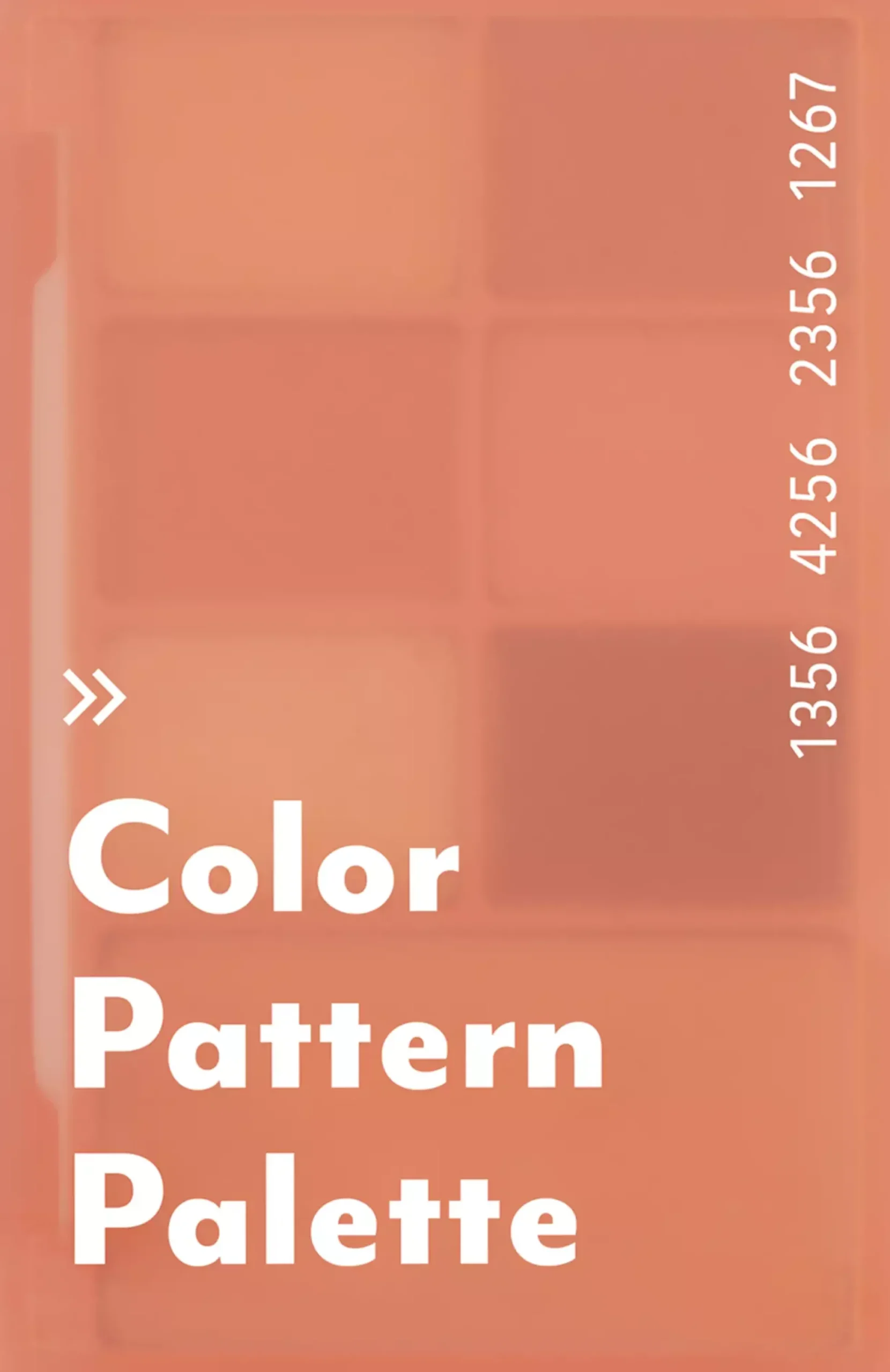 I'm Meme Color Pattern Palette 001 Coral Pattern