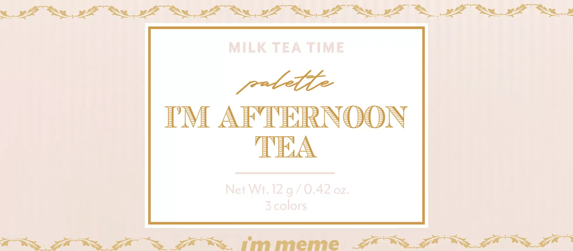 I'm Meme I´m Afternoon Tea Blusher Palette Milk Tea Time