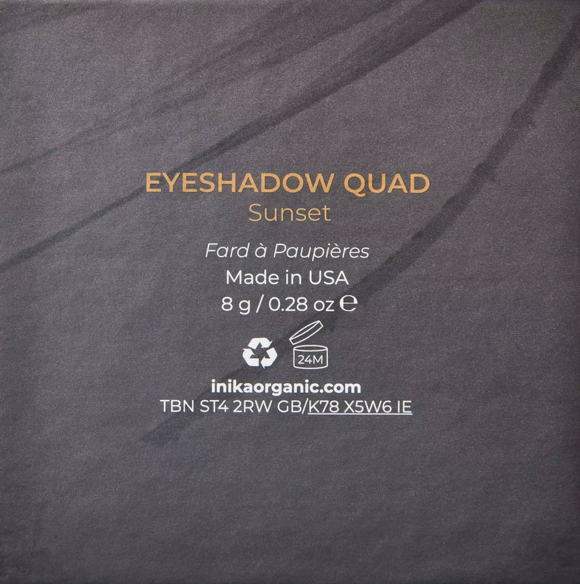 Inika Organic Eyeshadow Quad Sunset