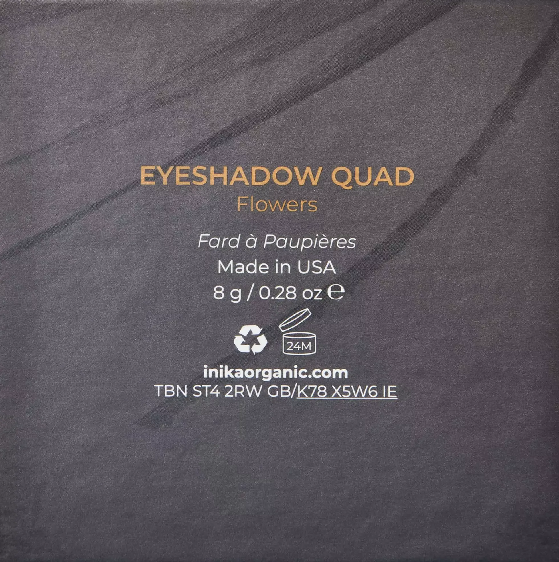 Inika Organic Eyeshadow Quad Flowers