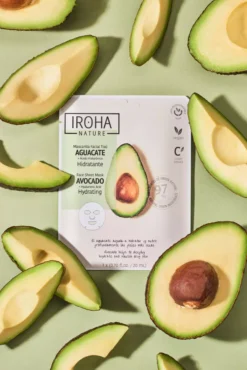 IROHA NATURE Hydrating Avocado Face Sheet Mask