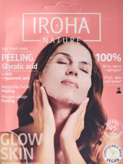IROHA NATURE Peeling Glycolic Acid Face Sheet Mask