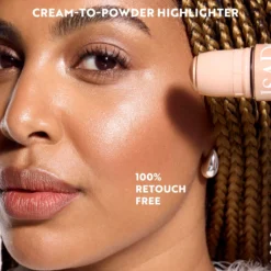IsaDora The Highlight Stick Cream-to-Silky Powder 64 Frosty Pink