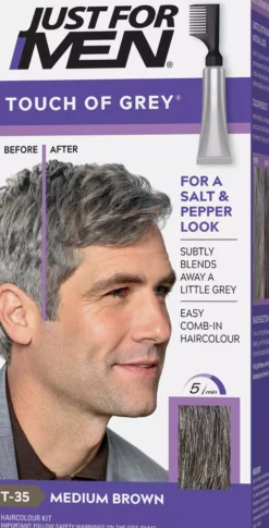 Just For Men Touch Of Grey Medium Brown- Grey