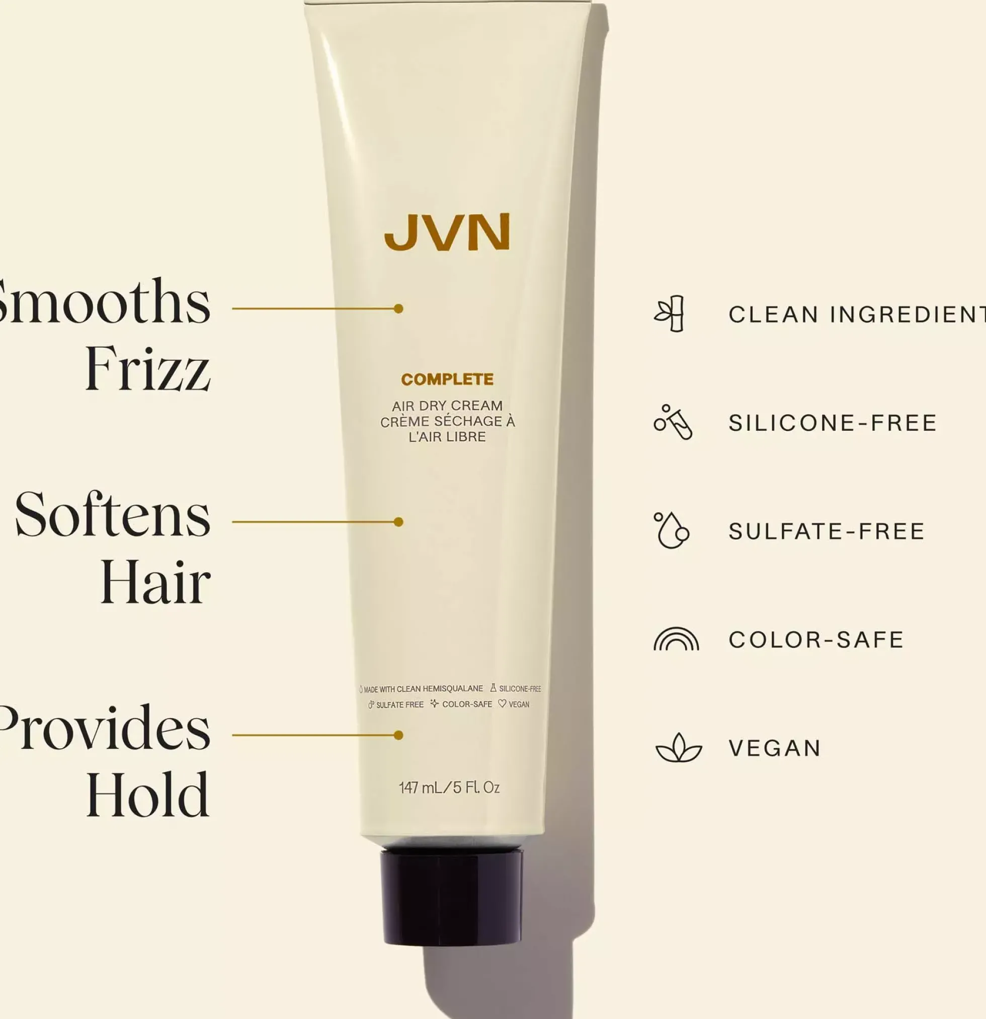 JVN Complete Air Dry Cream Travel 60 ml