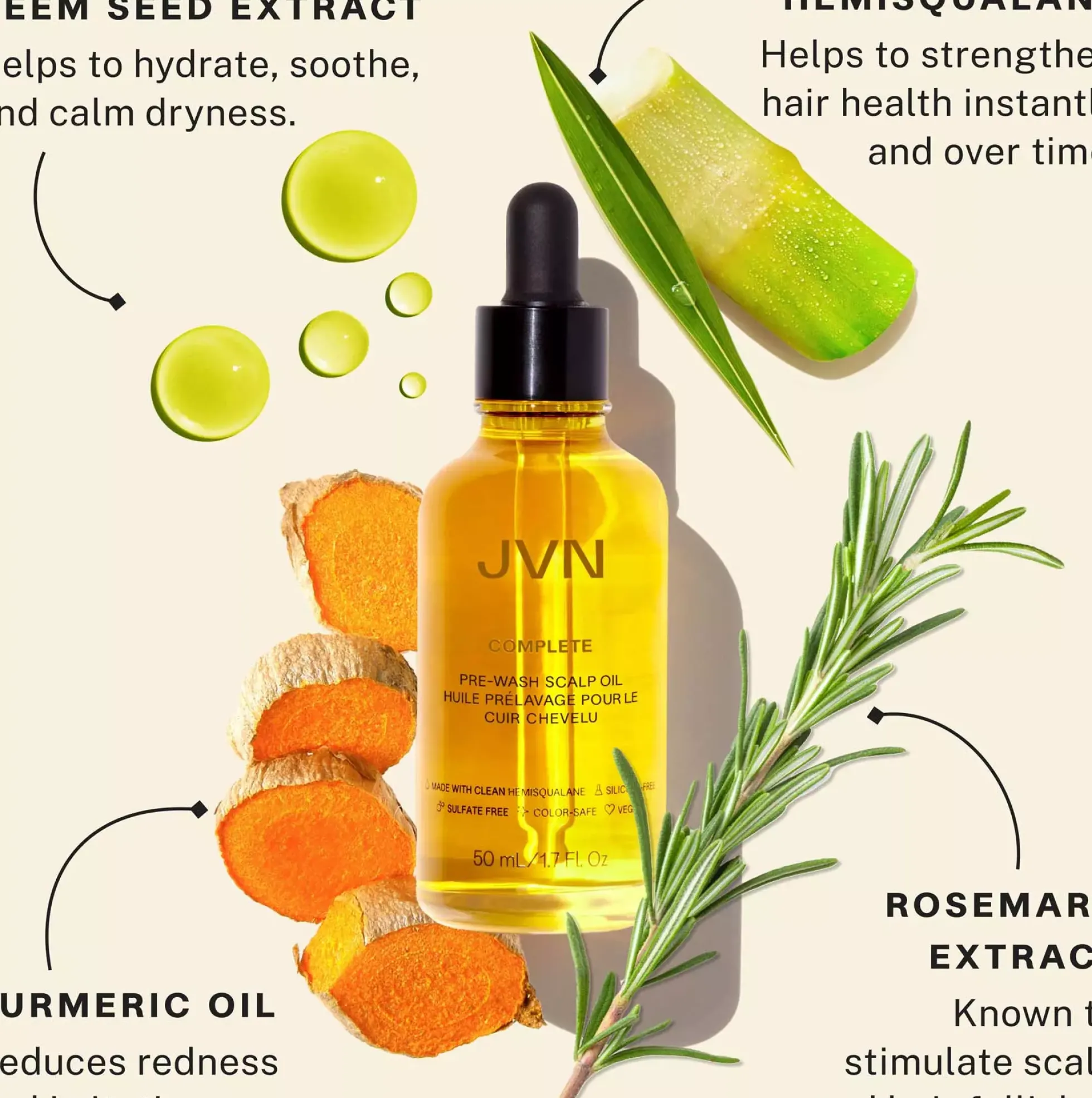 JVN Complete Pre-Wash Scalp Oil 50 ml