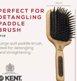 Kent Brushes Airhedz Maxi-Phat De-Tangle Brush