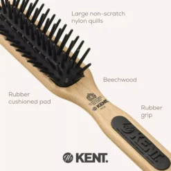 Kent Brushes Airhedz Midi-phat De-Tangle Hair Brush