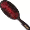Kent Brushes Classic Shine Large Black Porcupine Mixed Bristle Hairbrush