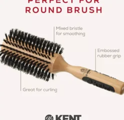 Kent Brushes Extra Stor Rundborste Svinborst