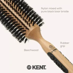 Kent Brushes Extra Stor Rundborste Svinborst