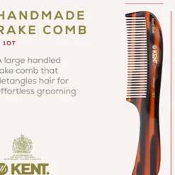 Kent Brushes Handmade Large Rake Comb