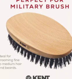 Kent Brushes Mens Mily Oval Beech Borste Av Naturhår