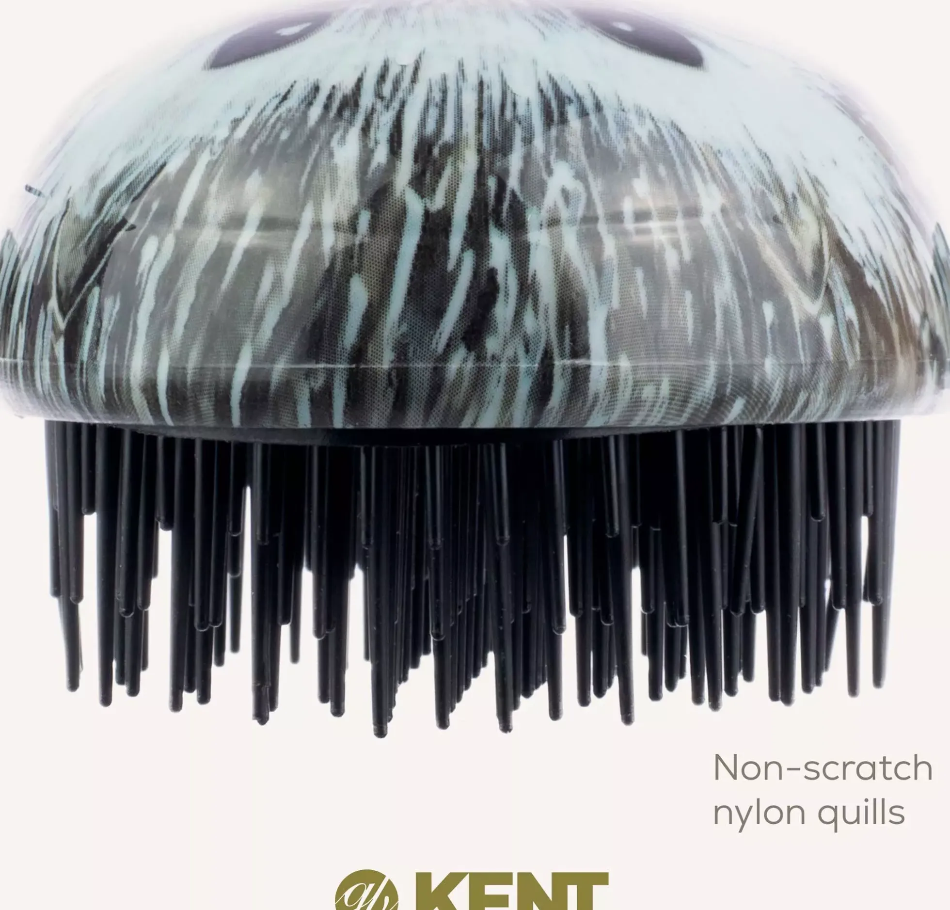 Kent Brushes Pebble Hedgehog Detangling Brush – mini utredningsborste