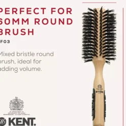 Kent Brushes Stor Rundborste Svinborst