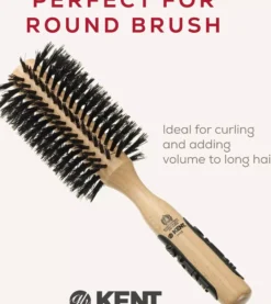 Kent Brushes Stor Rundborste Svinborst