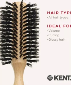 Kent Brushes Stor Rundborste Svinborst