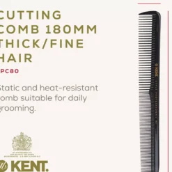 Kent Brushes Style Professional Master Barber Comb