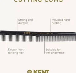 Kent Brushes Style Professional Master Barber Comb