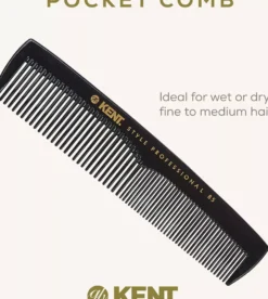 Kent Brushes Style Professional Pocket Styling Comb