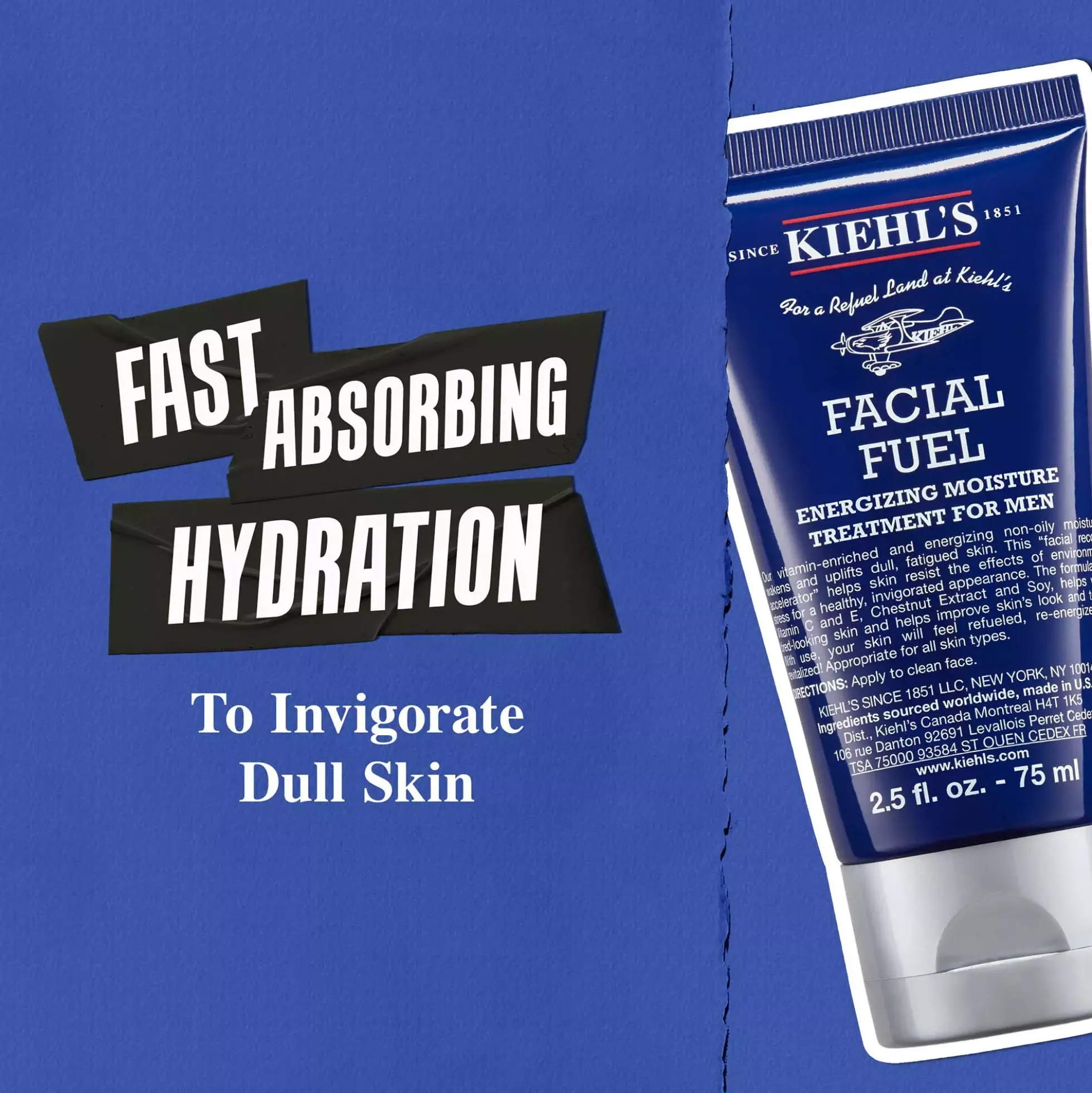 Kiehl'sMen Facial Fuel Energizing Moisturizer 125 ml