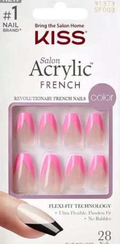 Kiss Acrylic French Color Squared