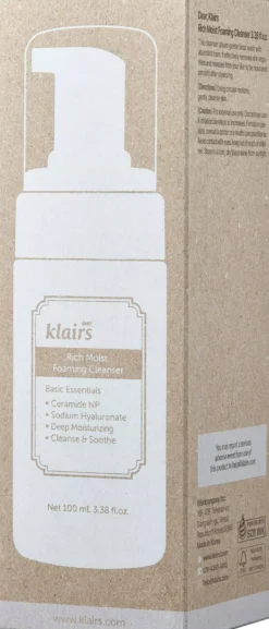 KlairsRich Moist Soothing Foaming Cleanser 100 ml
