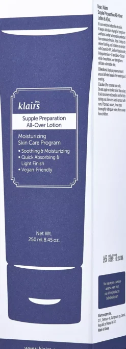 KlairsSupple Preparation All Over Lotion 250 ml