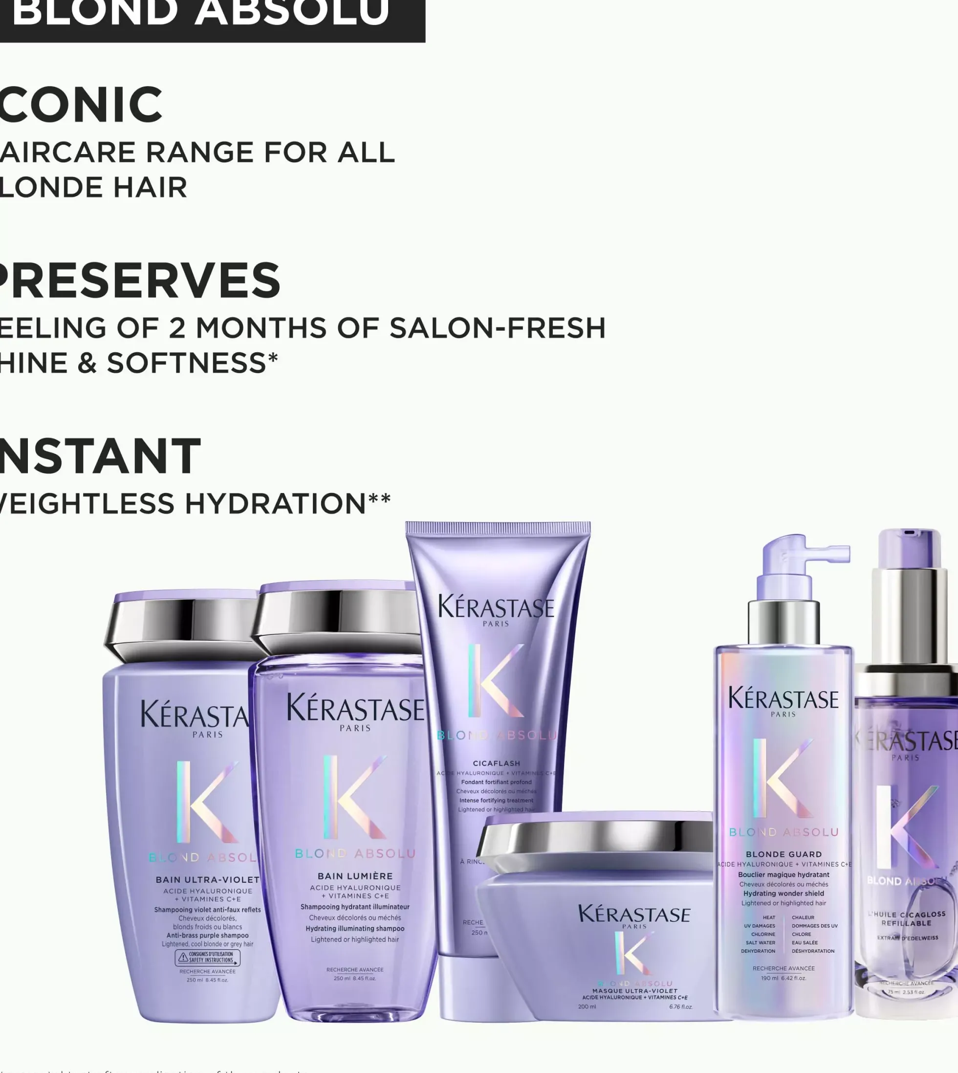 KérastaseBlond Absolu Bain Ultra-Violet Shampoo for lightened, cool blonde or grey hair 250 ml