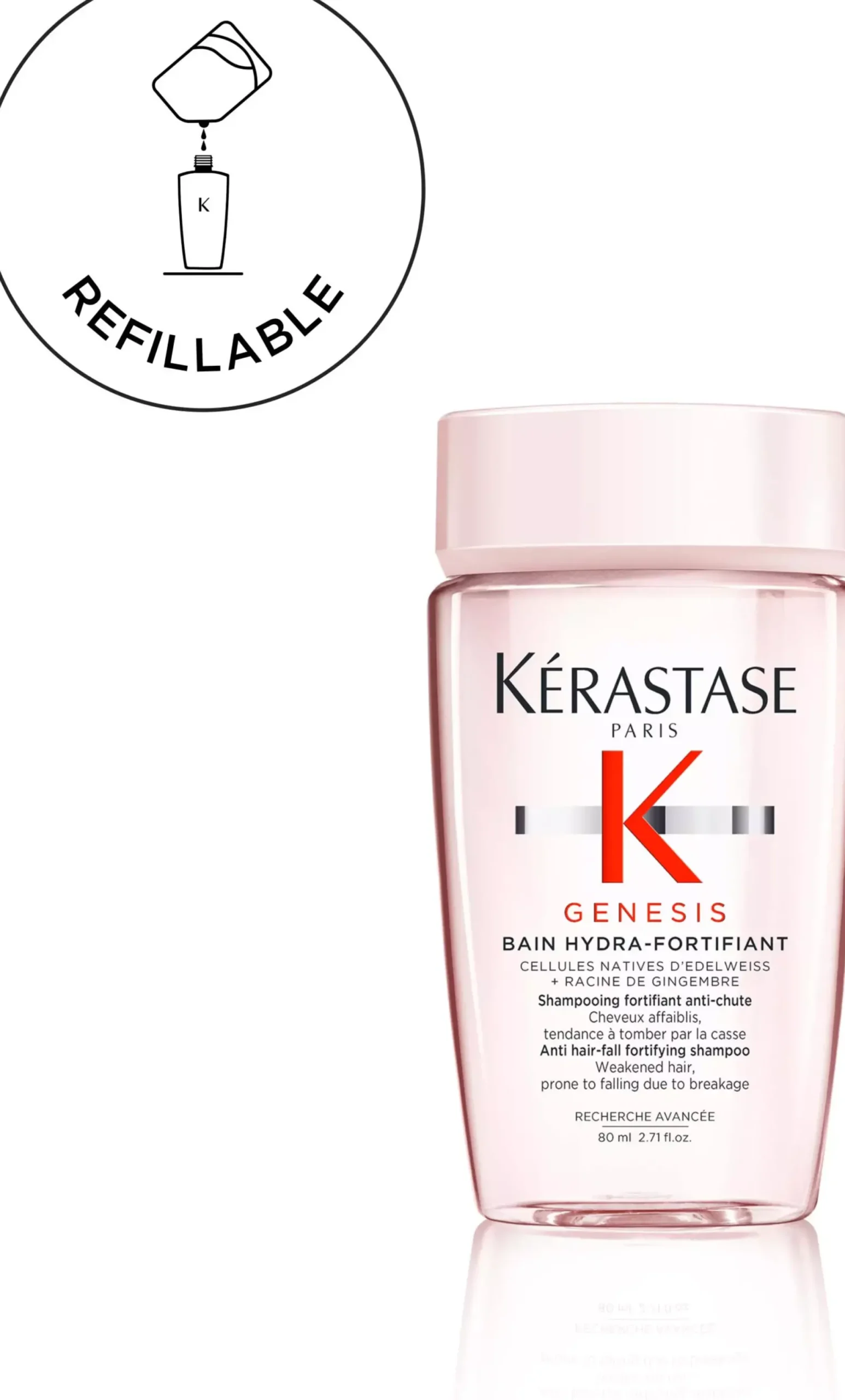 KérastaseGenesis Bain Hydra-Fortifiant Shampoo Travel Size 80 ml