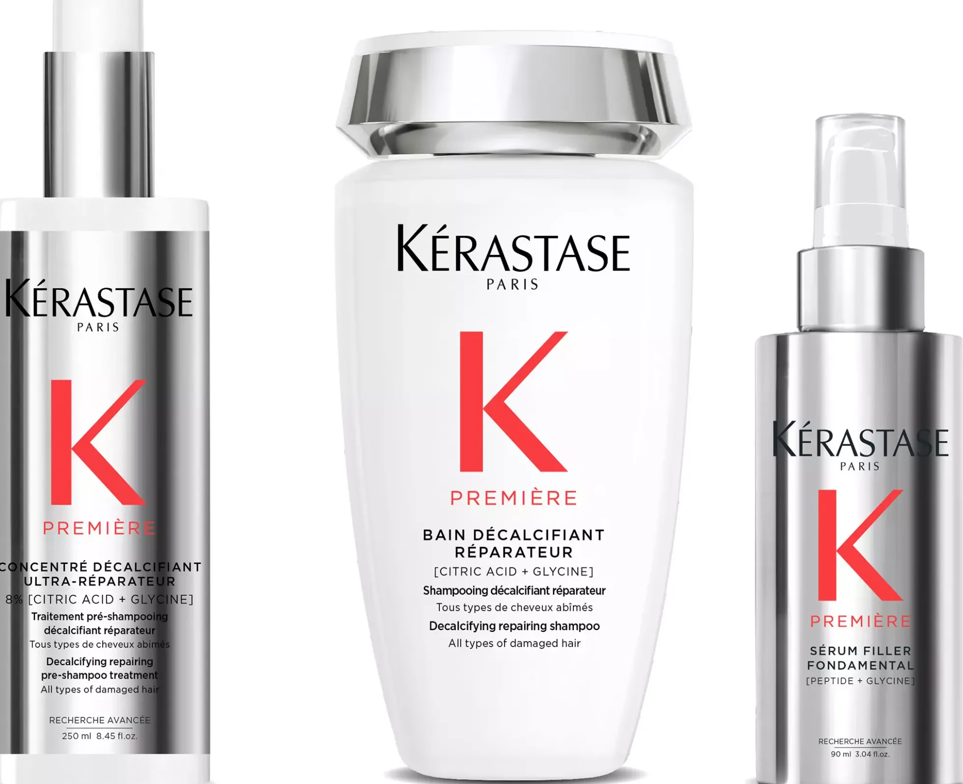 Kérastase Pre-shampoo, Bain, Serum