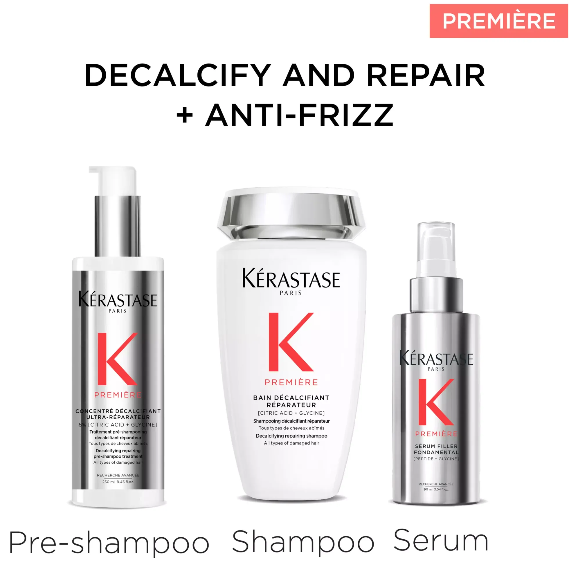 Kérastase Pre-shampoo, Bain, Serum