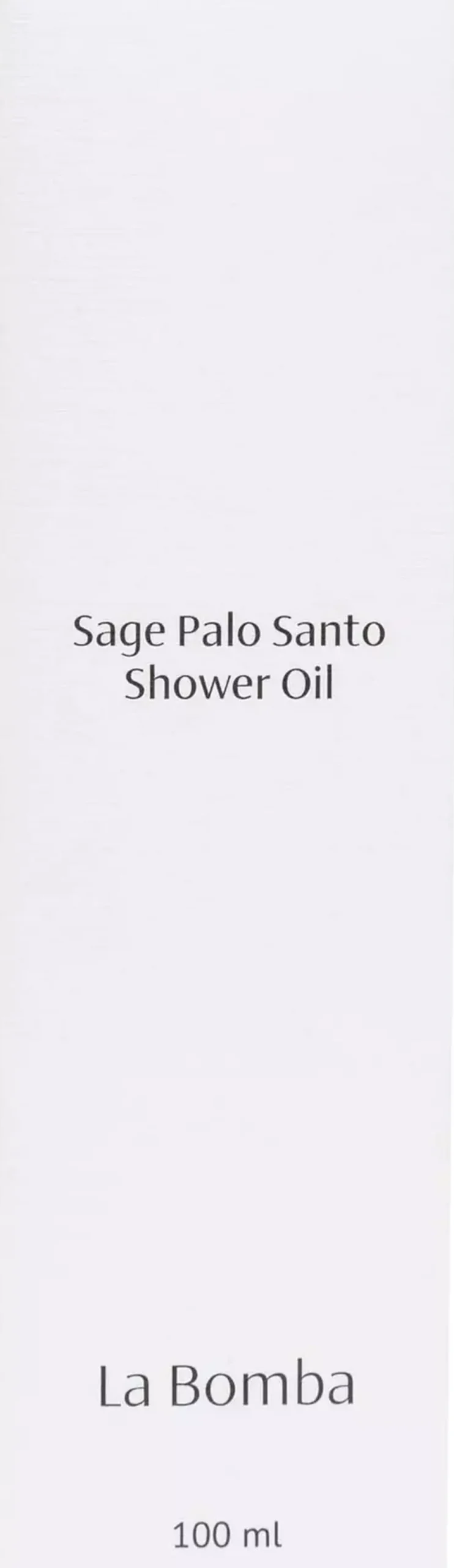 La Bomba Sage Palo Santo Shower Oil 100 g