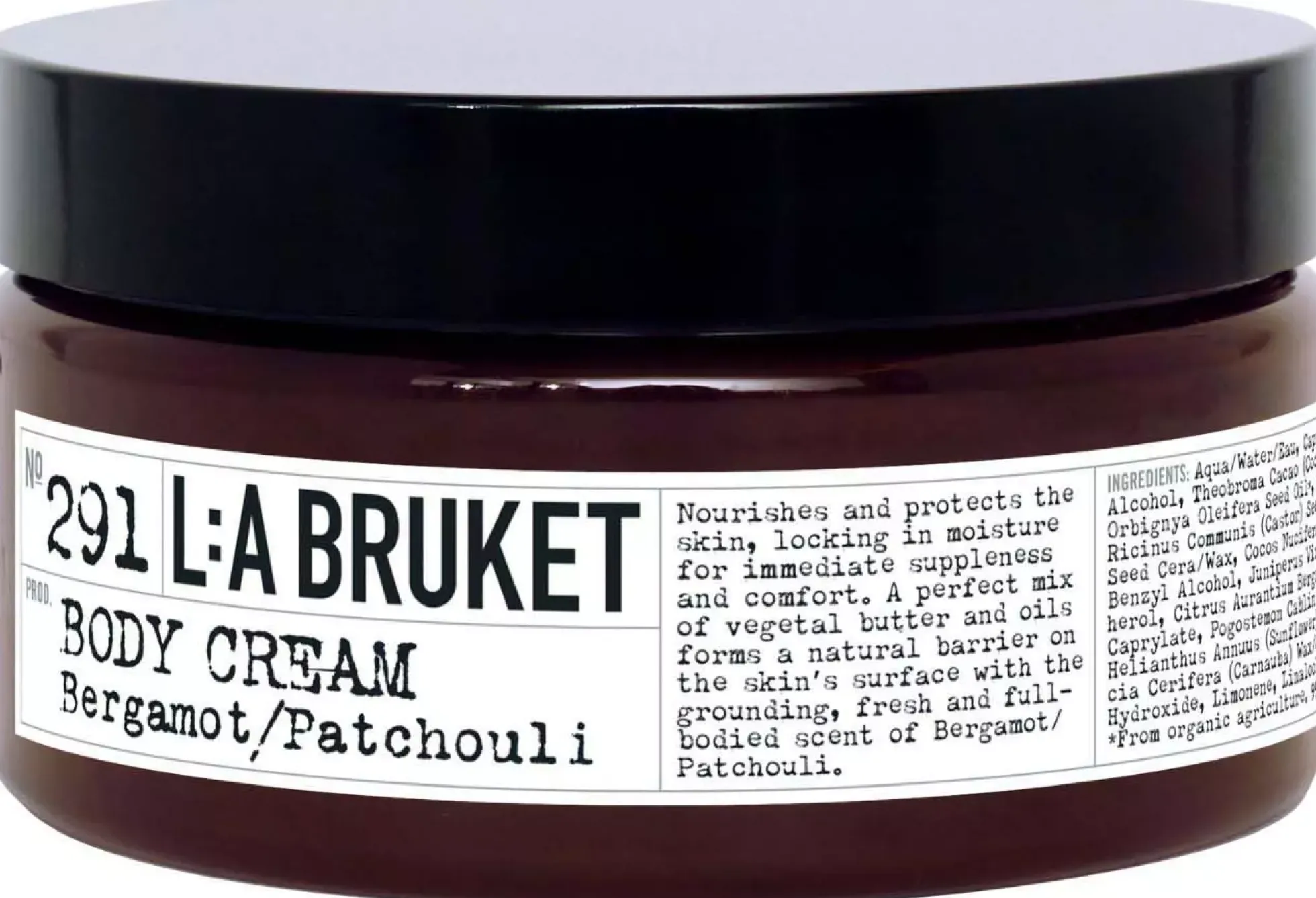 L:a Bruket 291 Body Cream Bergamot/Patchouli 200 g