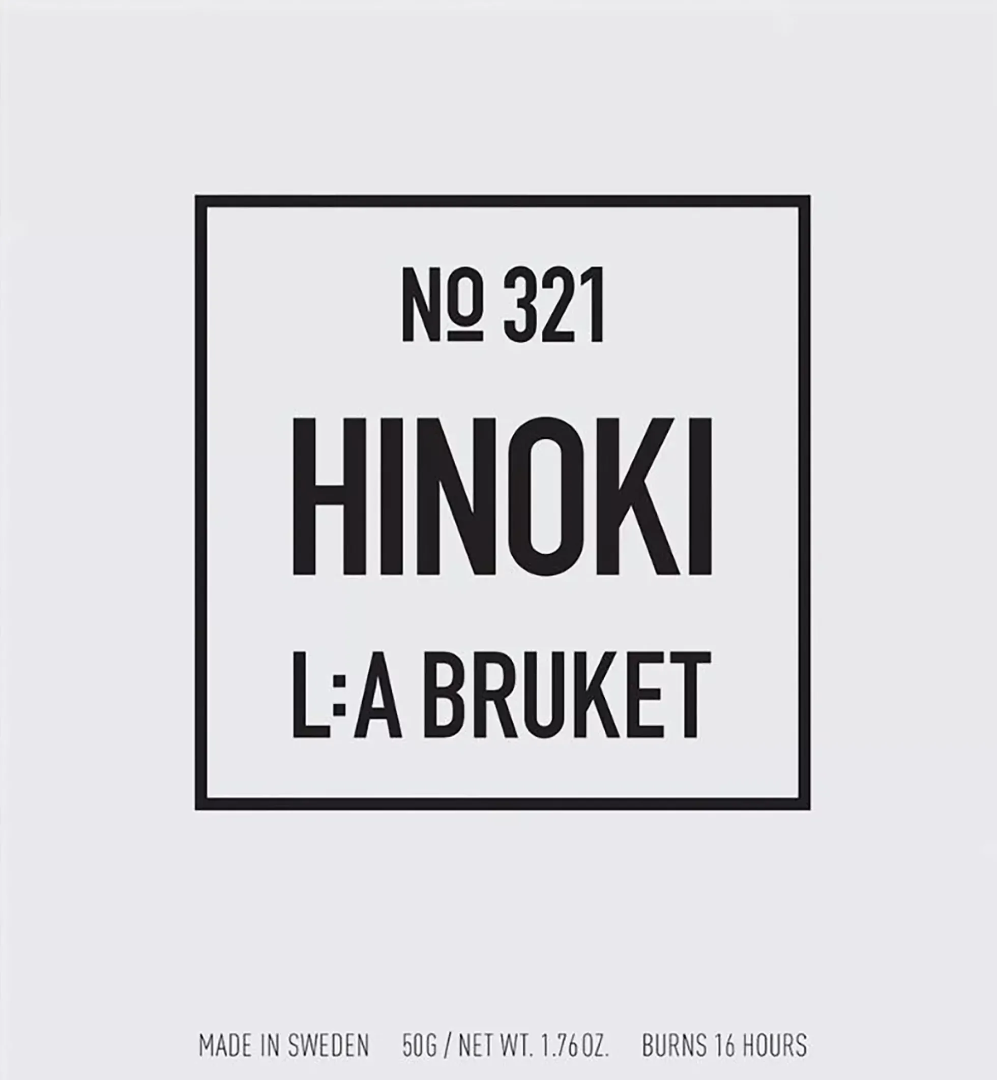 L:a Bruket Candles 321 Hinoki 50 g
