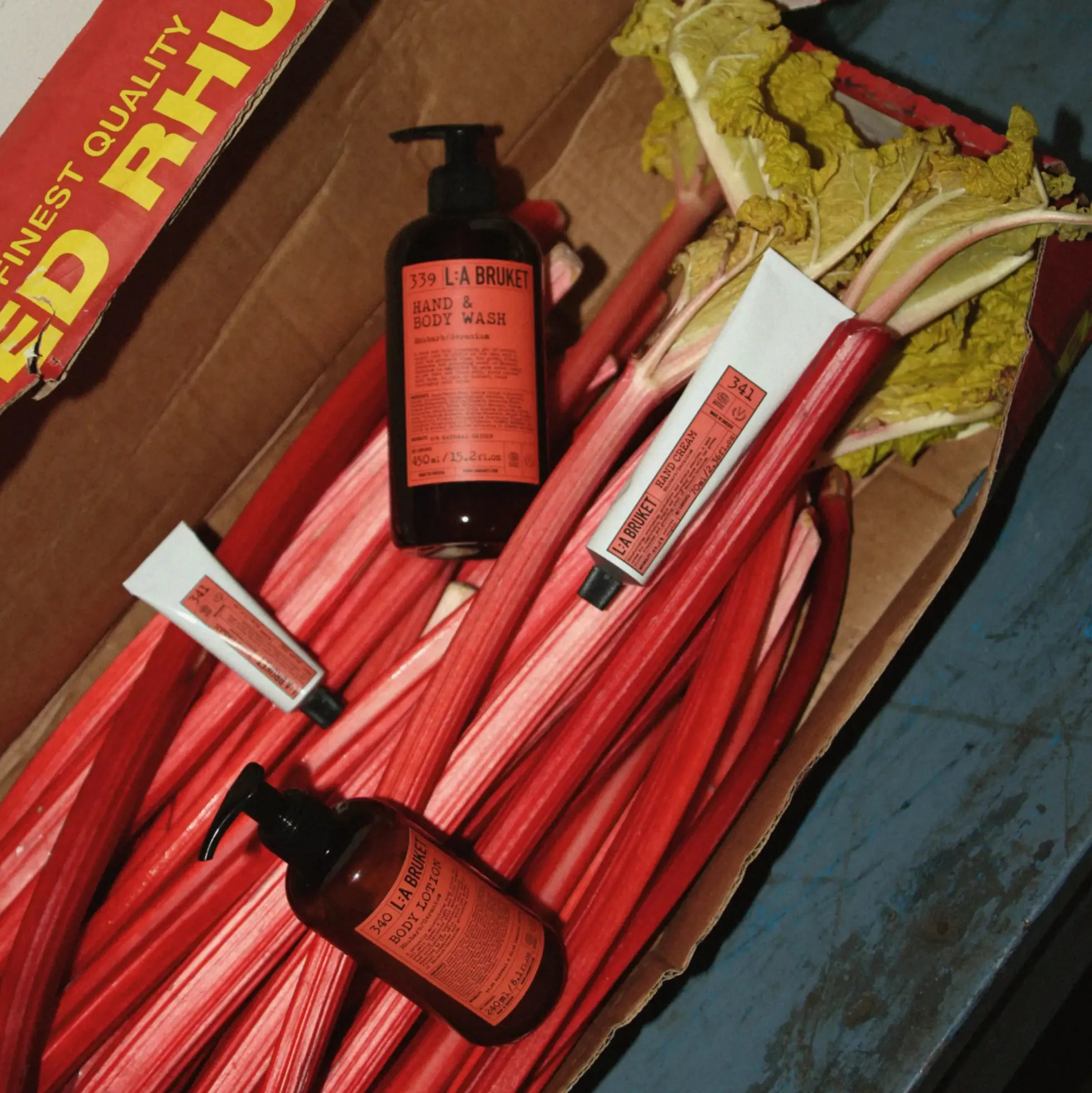 L:a Bruket Hand & Body Wash Rhubarb/Geranium 450 ml