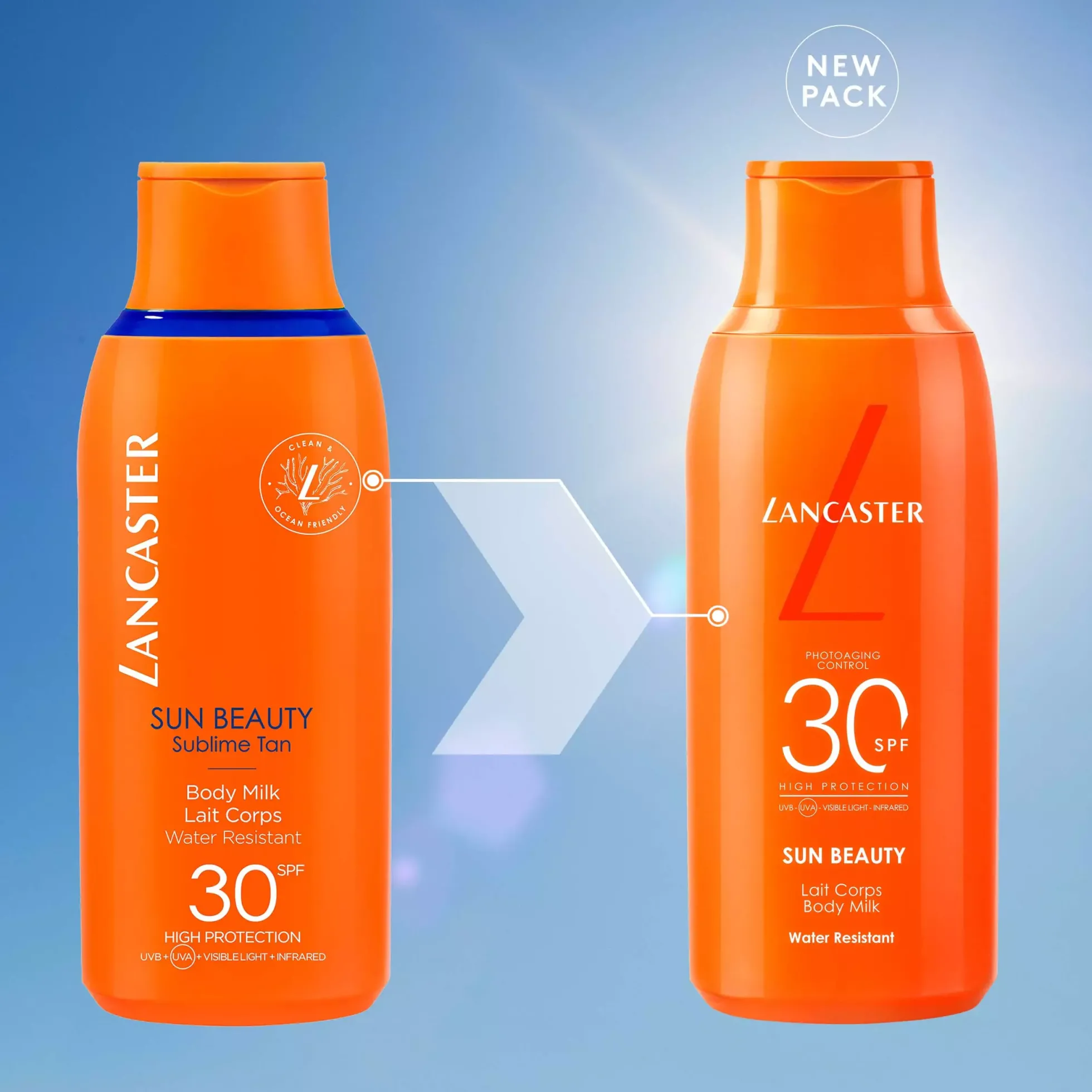 Lancaster Sun Beauty Body Milk SPF30 High Protection 175 ml