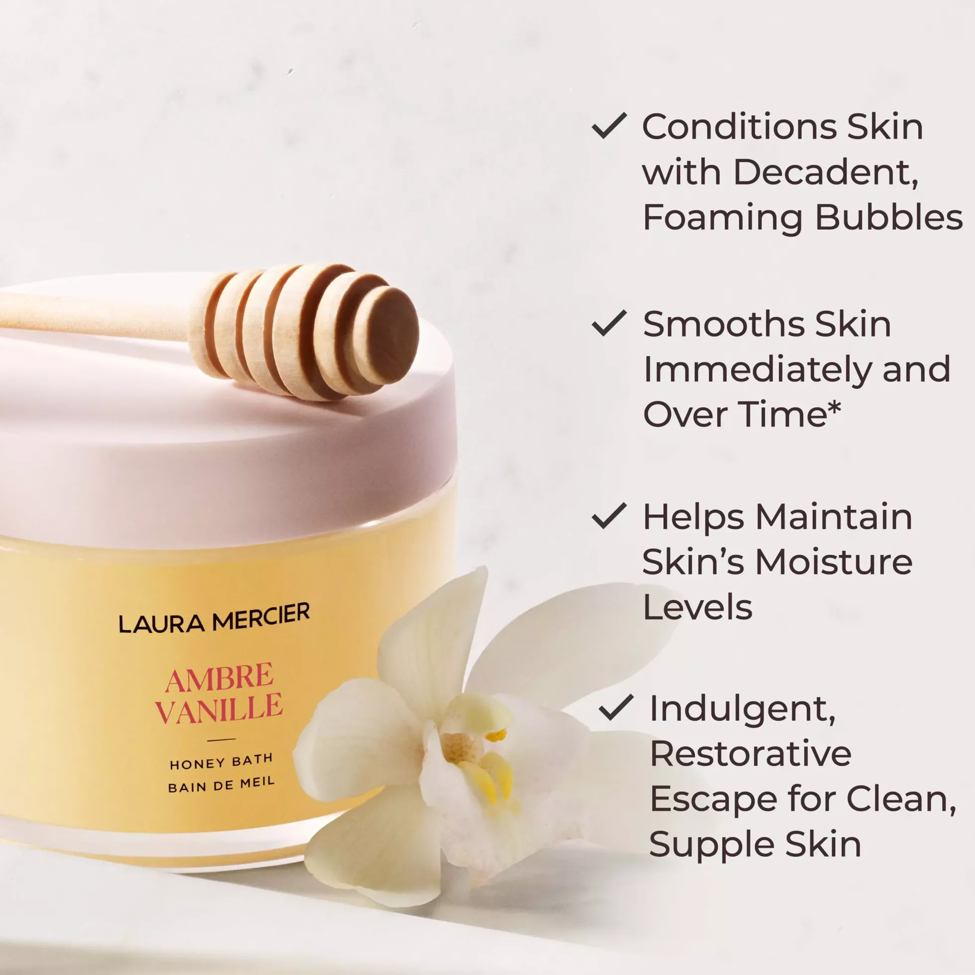 Laura Mercier Honey Bath Ambre Vanille 250 ml