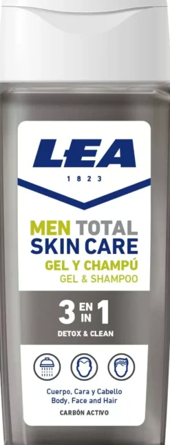 LEAMen 3 in 1 Detox & Clean Shower Gel and Shampoo 300 ml