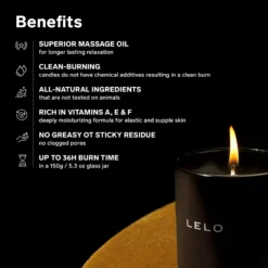 LELO Massage Candle Vanilla & Creme de Cacao