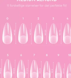 Le Mini MacaronLe Gel Soft Gel Tips Short Round Square, Matte & Per Buff Effect Small
