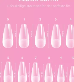 Le Mini MacaronLe Gel Soft Gel Tips Medium Coffin Medium